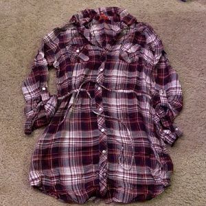 Guess size small plaid dress